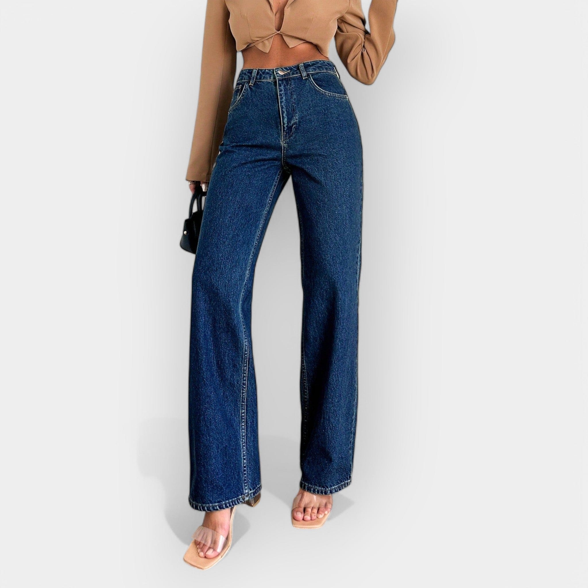 Anaïs | Pantalones cortos de mezclilla de cintura alta