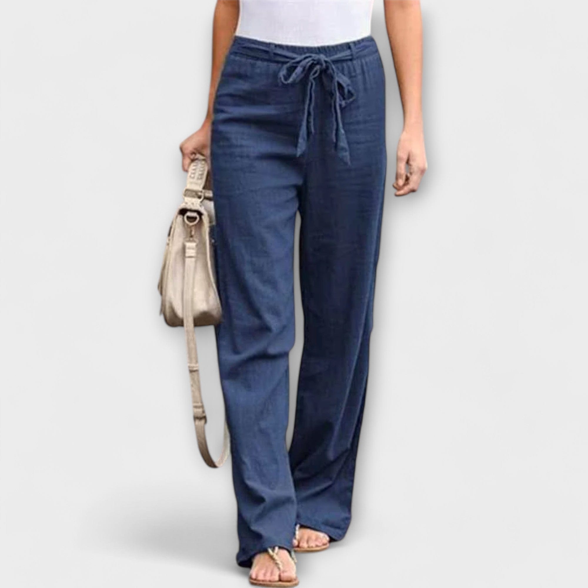 Loreen | Pantalones de Lino Vieglie