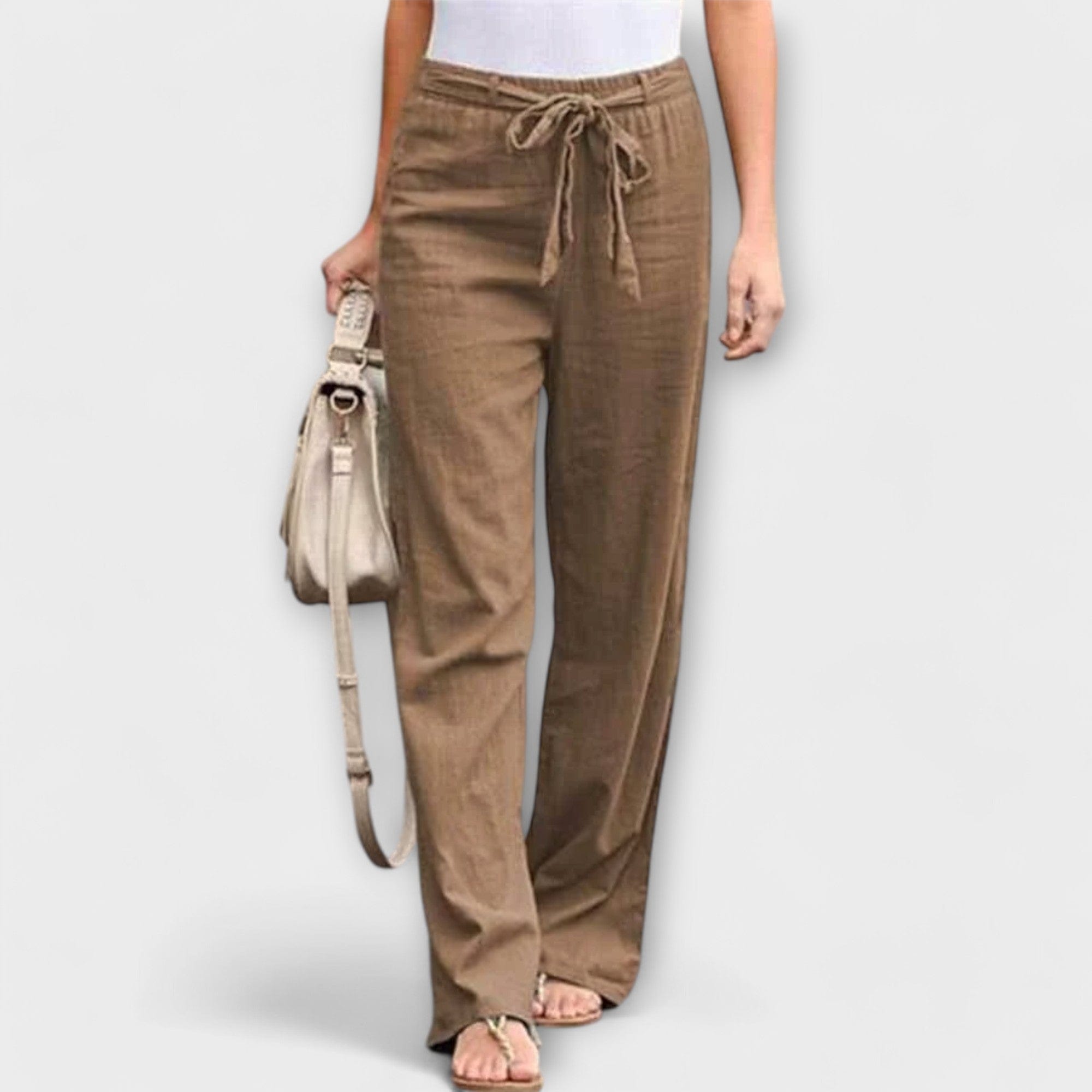 Loreen | Pantalones de Lino Vieglie