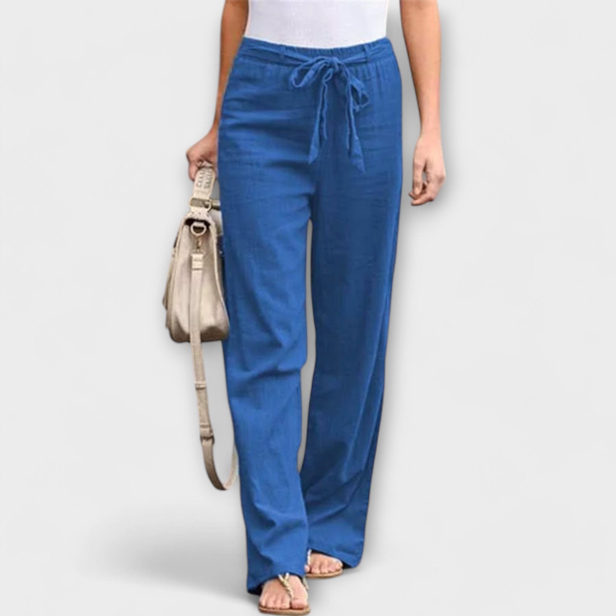 Loreen | Pantalones de Lino Vieglie