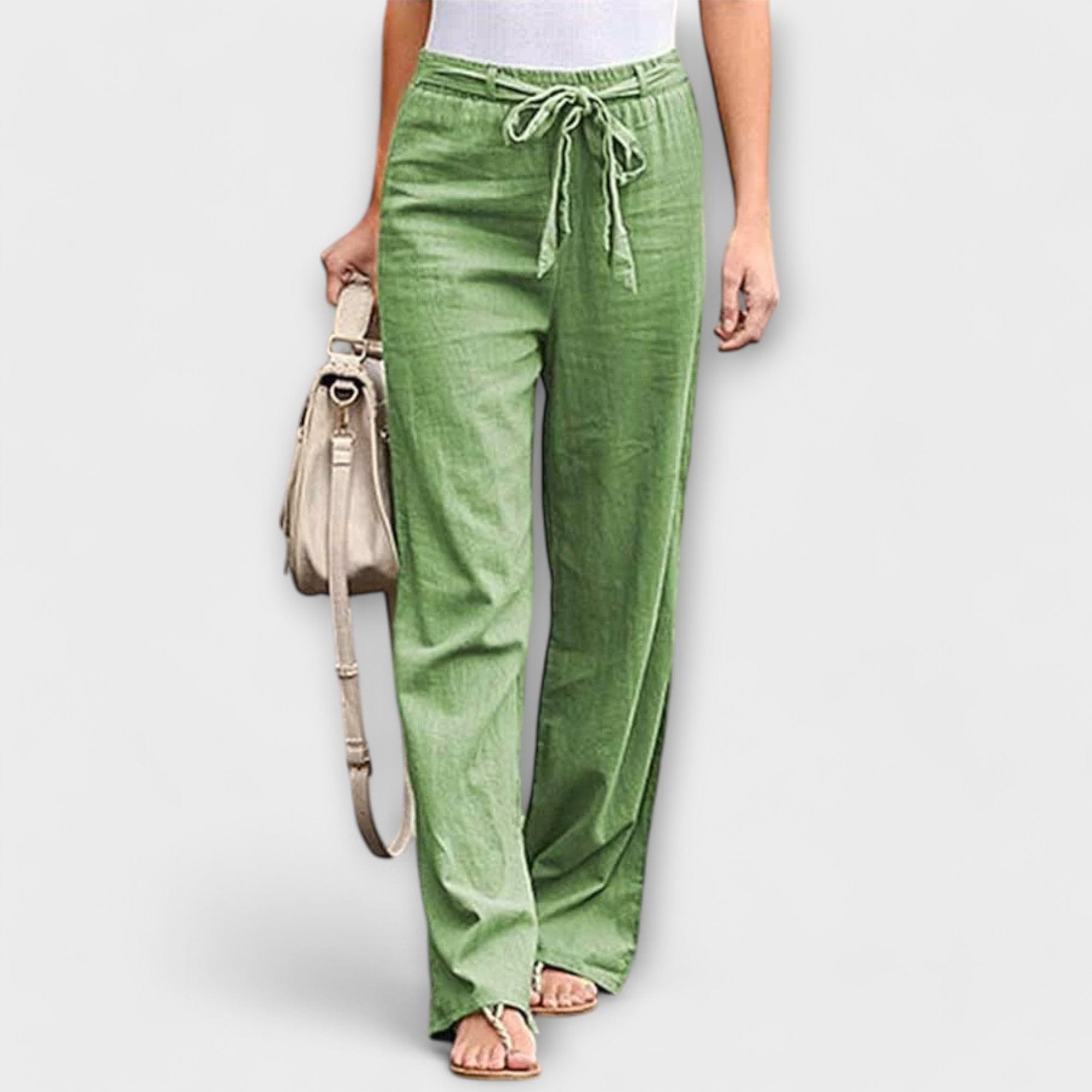 Loreen | Pantalones de Lino Vieglie