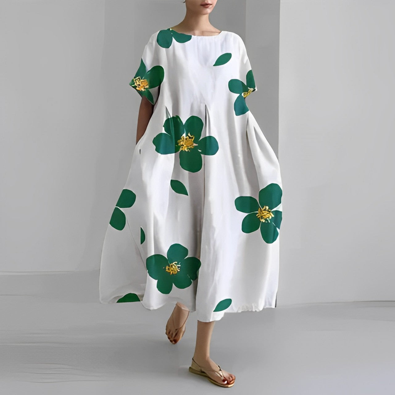 Floria - Vestido floral vibrante