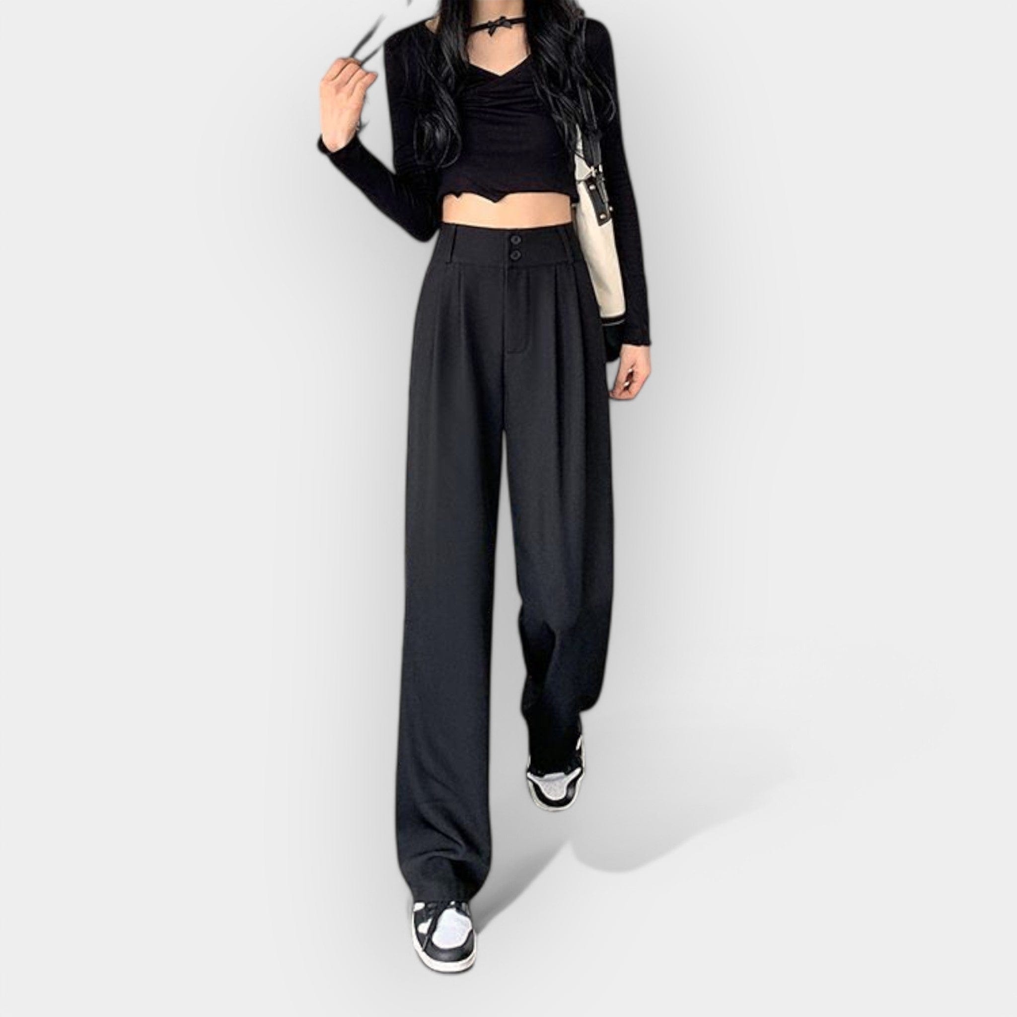 Jade | Pantalones anchos de estilo coreano
