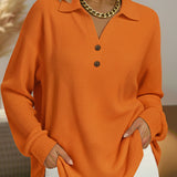Elke | Jersey sencillo con cuello de camisa