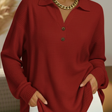 Elke | Jersey sencillo con cuello de camisa