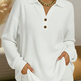 Elke | Jersey sencillo con cuello de camisa