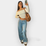 Lina | Jeans de cintura baja