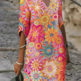 Beth™ - Vestido floral colorido