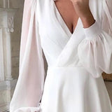 Vestido de novia midi elegante para señora