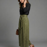 Gabriela™ | Conjunto de dos piezas con falda midi