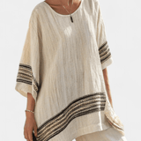Noēmija | Elegante conjunto de cama de bambú con diseño de margaritas