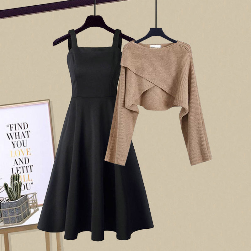 Enrica™ - Conjunto elegante de vestido de punto