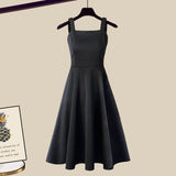Enrica™ - Conjunto elegante de vestido de punto