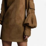 Minivestido con cuello alto Tania™
