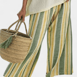 Olivia | Conjunto de Bambú y Lino en Verde Oliva
