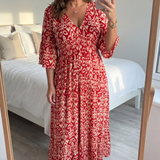 Vestido midi bohemio de Selene