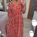 Vestido midi bohemio de Selene