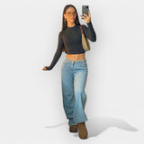 Lina | Jeans de cintura baja