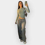 Lina | Jeans de cintura baja