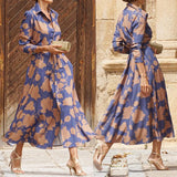 Floriza – Vestido camisa clásico