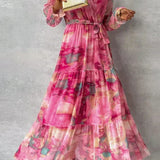 Grace™ - Vestido floral elegante hecho a mano