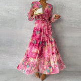 Grace™ - Vestido floral elegante hecho a mano