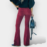 Amélie | Pantalones de mezclilla con cintura alta y campana