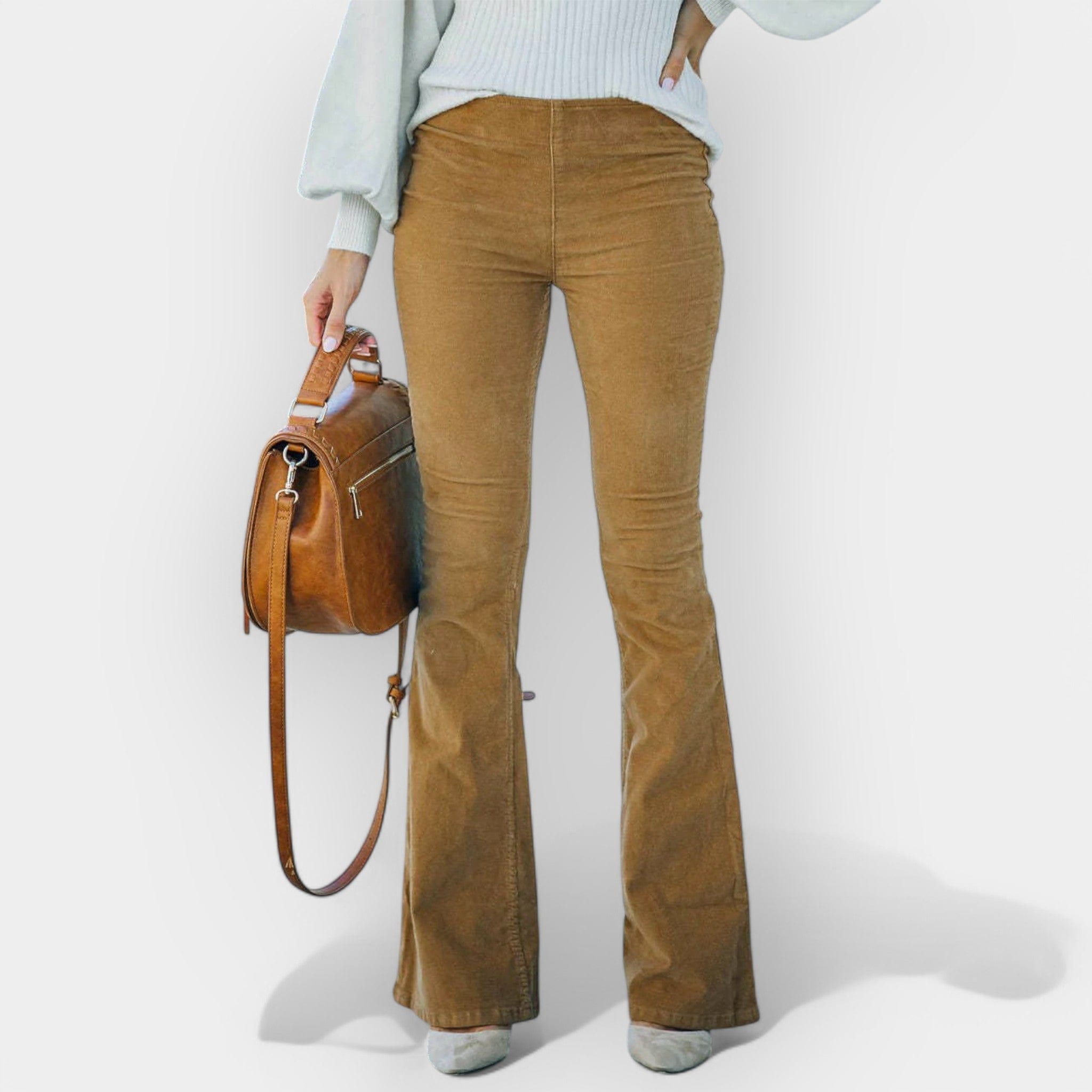 Amélie | Pantalones de mezclilla con cintura alta y campana