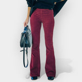Amélie | Pantalones de mezclilla con cintura alta y campana