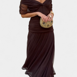 Alondra™ | vestido maxi largo floral con escote en V