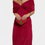 Alondra™ | vestido maxi largo floral con escote en V
