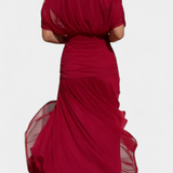 Alondra™ | vestido maxi largo floral con escote en V