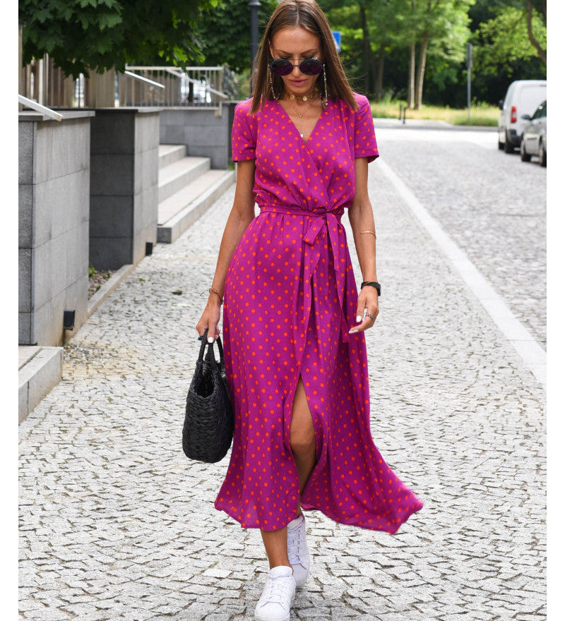 Leanne - Vestido elegante con efecto adelgazante