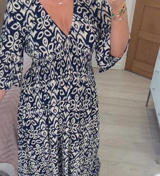 Vestido midi bohemio de Selene
