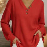 Wilma | Jersey liso con escote en V