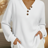 Wilma | Jersey liso con escote en V