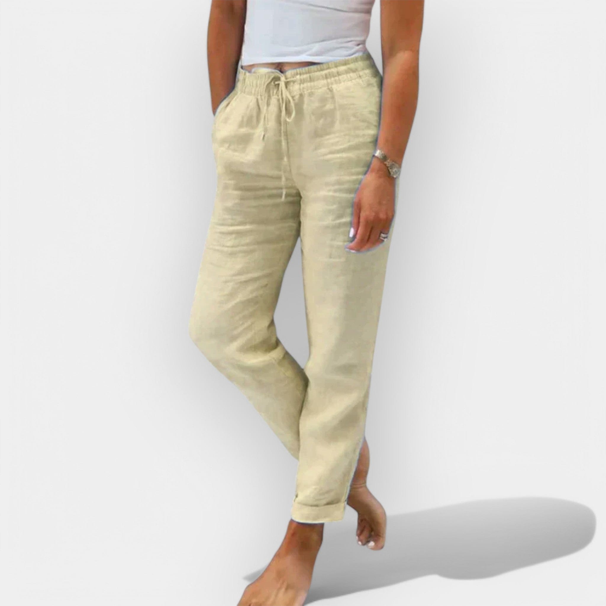 Diana | Pantalones de lino de verano cómodos