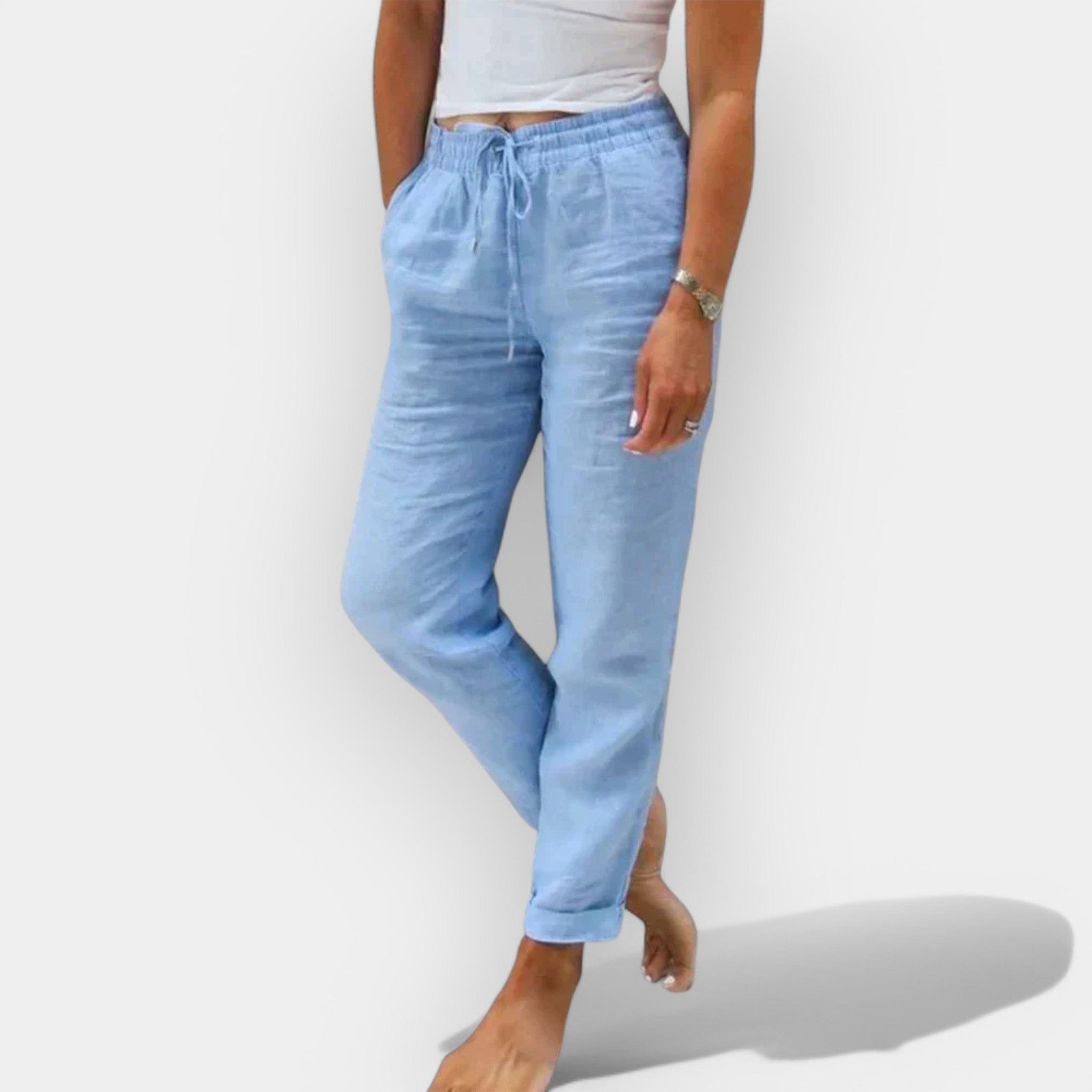 Diana | Pantalones de lino de verano cómodos