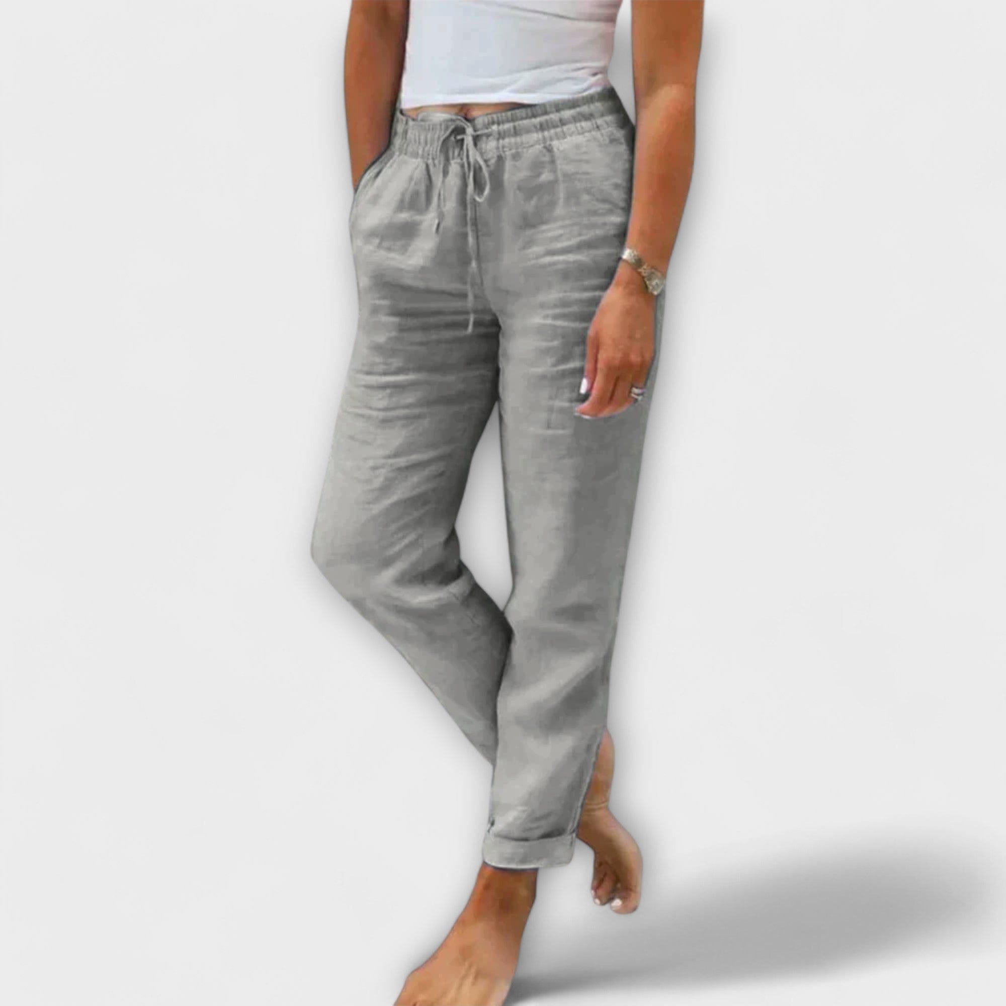 Stacy | Pantalones cortos de lino ligeros