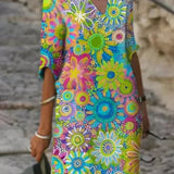 Beth™ - Vestido floral colorido