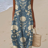 Vestido de playa artístico