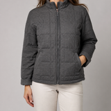Chaqueta Acolchada con Cremallera para Mujer