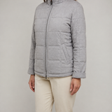 Chaqueta Acolchada con Cremallera para Mujer