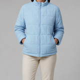 Chaqueta Acolchada con Cremallera para Mujer