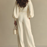 Selena | Conjunto elegante con pantalones anchos