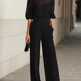 Clarisa | conjunto con pantalones amplios