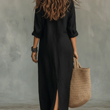 WILLOW | Vestido maxi relajado con corte favorecedor para looks versátiles del día a día
