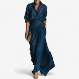 Maxivestido oceánico Tina™