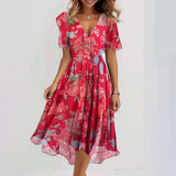 Eleonora - Vestido elegante de manga corta