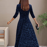 Nancy | Vestido de fiesta de terciopelo lujoso